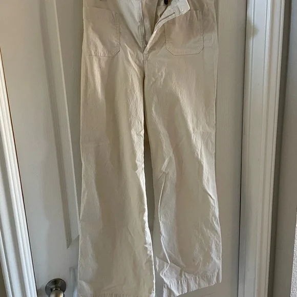 Lizzie high rise patch pocket wide leg pant - Picture 2 of 4